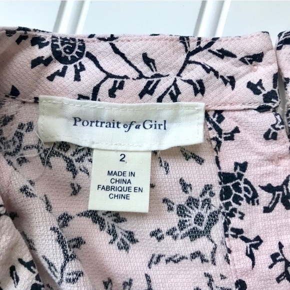 •Portrait of a Girl• floral silk blend top {C22} - Picture 6 of 7